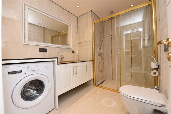 اطلالة بحر - فرش فاخر - مجمع حديث - شقة غرفة وصالة في مهموتلار / الانيا 