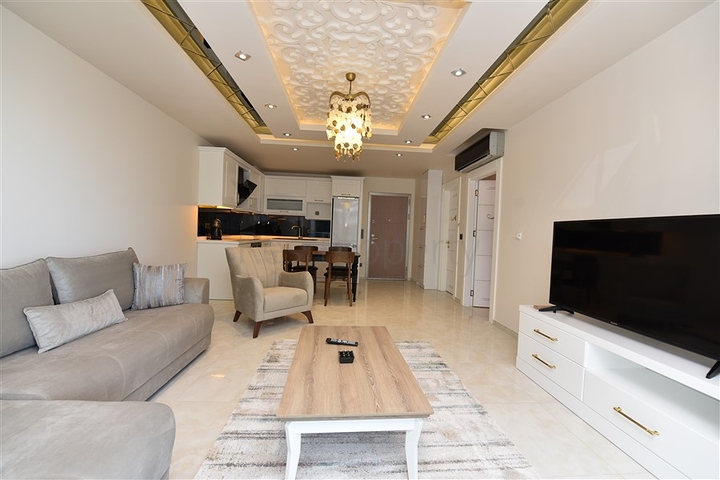 اطلالة بحر - فرش فاخر - مجمع حديث - شقة غرفة وصالة في مهموتلار / الانيا 