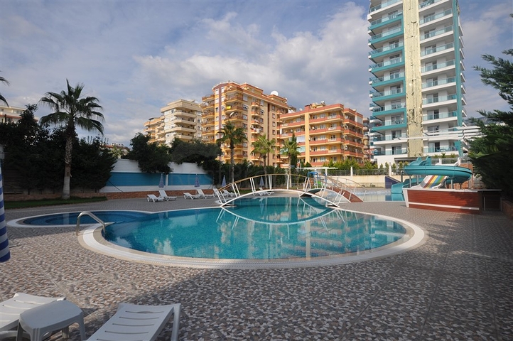 اطلالة بحر - فرش فاخر - مجمع حديث - شقة غرفة وصالة في مهموتلار / الانيا 