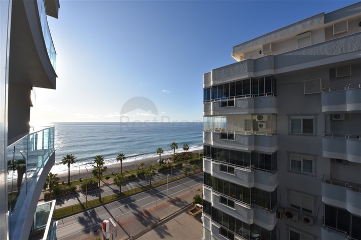 اطلالة بحر - فرش فاخر - مجمع حديث - شقة غرفة وصالة في مهموتلار / الانيا 