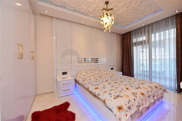 اطلالة بحر - فرش فاخر - مجمع حديث - شقة غرفة وصالة في مهموتلار / الانيا 