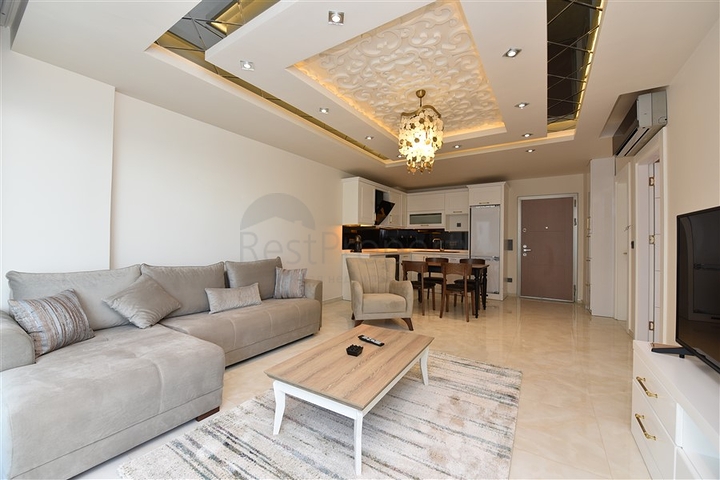 اطلالة بحر - فرش فاخر - مجمع حديث - شقة غرفة وصالة في مهموتلار / الانيا 