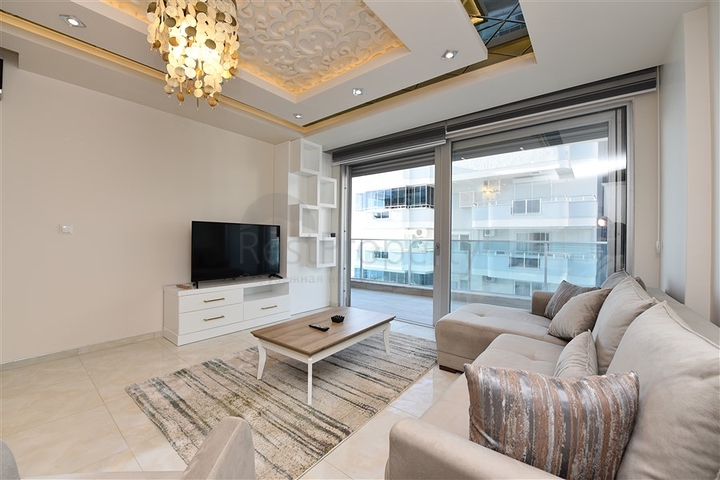 اطلالة بحر - فرش فاخر - مجمع حديث - شقة غرفة وصالة في مهموتلار / الانيا 