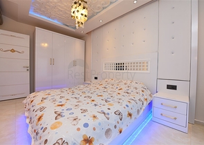 اطلالة بحر - فرش فاخر - مجمع حديث - شقة غرفة وصالة في مهموتلار / الانيا 