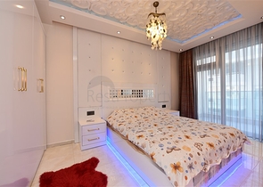 اطلالة بحر - فرش فاخر - مجمع حديث - شقة غرفة وصالة في مهموتلار / الانيا 