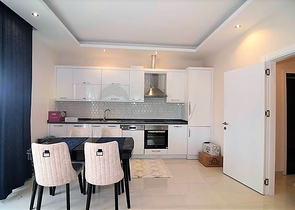 شقة غرفتين وصالة - ضمن مجمع سكني حديث - في كارجي جاك / الانيا 