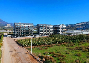 شقة غرفتين وصالة - ضمن مجمع سكني حديث - في كارجي جاك / الانيا 