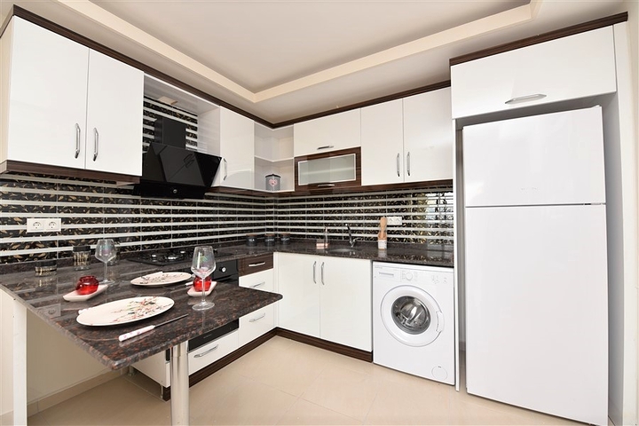 شقة غرفة وصالة - مفروشة - مجمع حديث - سعر مناسب - مهموتلار / الانيا 