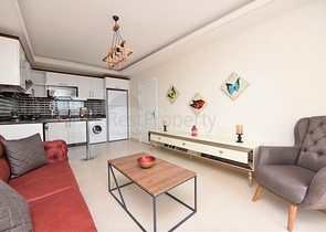 شقة غرفة وصالة - مفروشة - مجمع حديث - سعر مناسب - مهموتلار / الانيا 