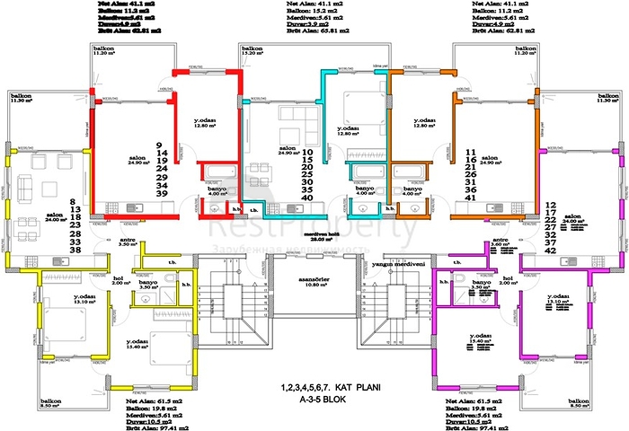 اسعار منافسة - مجمع بخدمات 5 نجوم - شقق بتصاميم متنوعة - في منطقة افسلار / الانيا 