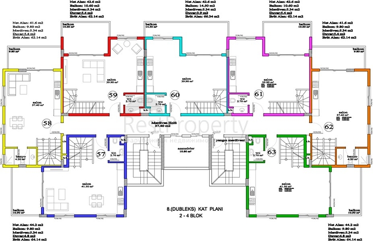 اسعار منافسة - مجمع بخدمات 5 نجوم - شقق بتصاميم متنوعة - في منطقة افسلار / الانيا 
