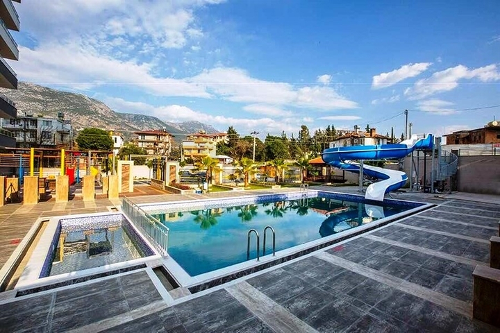 شقة مفروشة ضمن مجمع حديث في مهموتلار / الانيا 