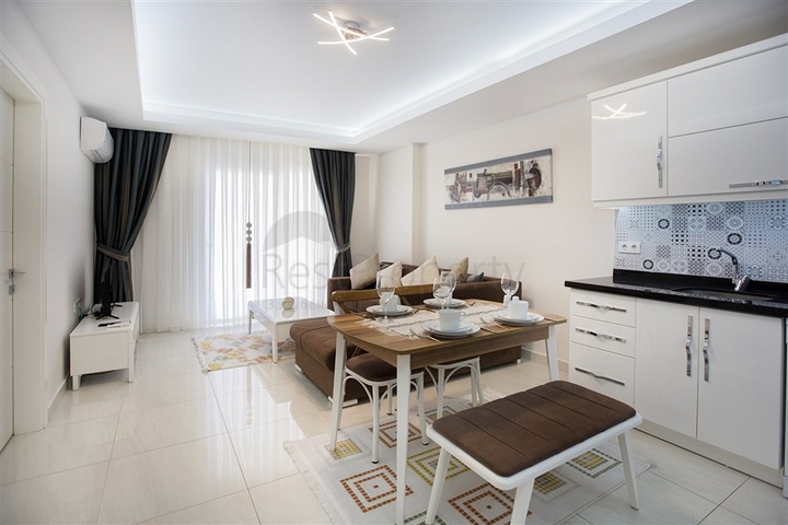 شقة مفروشة ضمن مجمع حديث في مهموتلار / الانيا 