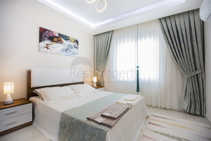 شقة مفروشة ضمن مجمع حديث في مهموتلار / الانيا 