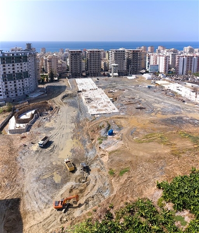 بالاقساط وبدون فائدة - شقق ضمن مجمع قيد الانشاء في مهموتلار / الانيا 