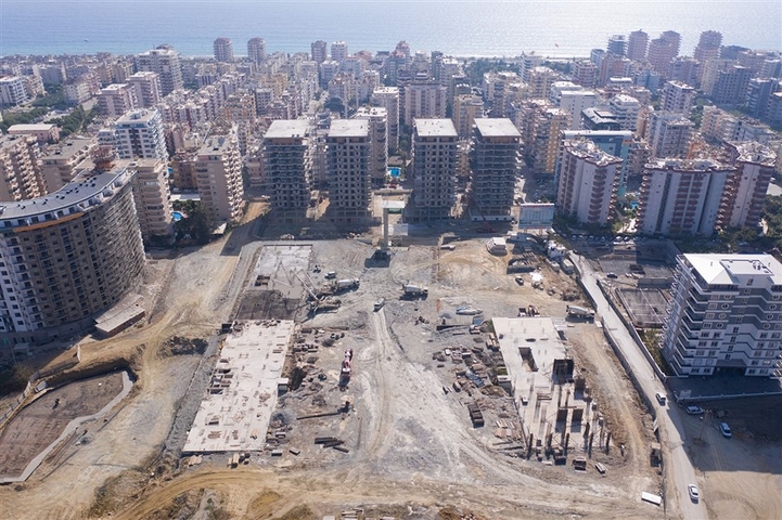 بالاقساط وبدون فائدة - شقق ضمن مجمع قيد الانشاء في مهموتلار / الانيا 