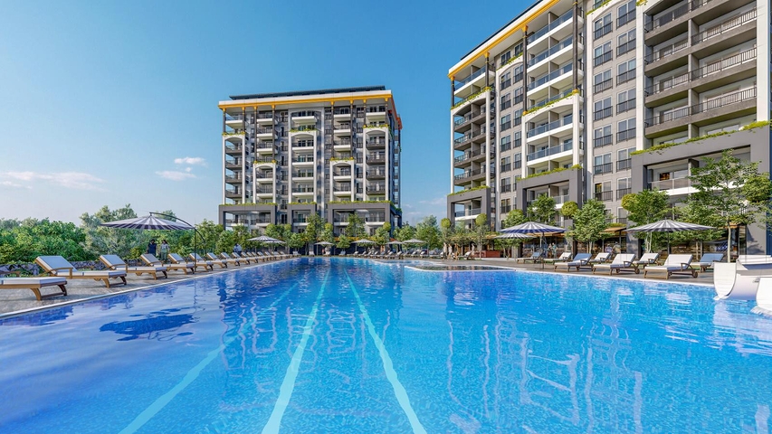 بالاقساط - مجمع سكني فاخر قيد الانشاء - في الانيا 