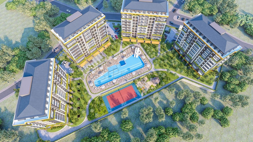 بالاقساط - مجمع سكني فاخر قيد الانشاء - في الانيا 