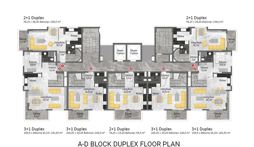بالاقساط - مجمع سكني فاخر قيد الانشاء - في الانيا 