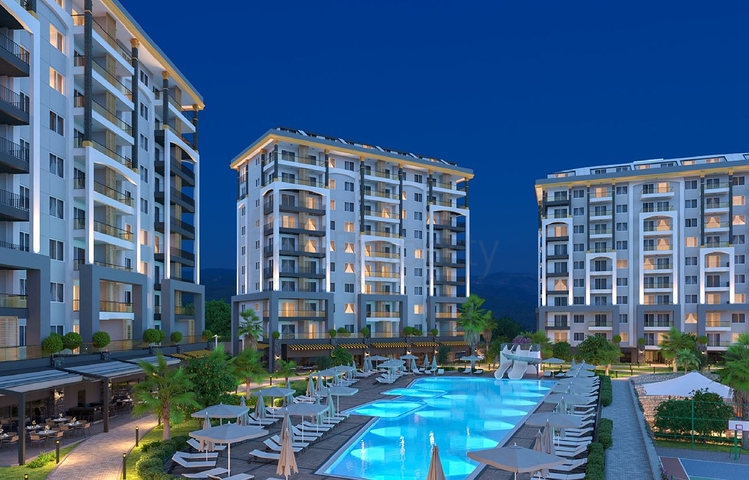 بالاقساط - مجمع سكني فاخر قيد الانشاء - في الانيا 