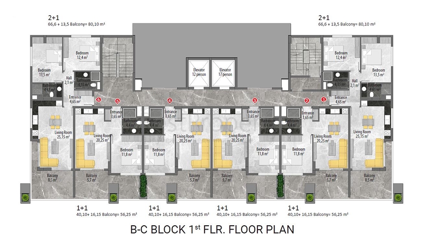 بالاقساط - مجمع سكني فاخر قيد الانشاء - في الانيا 