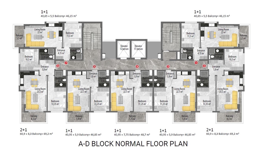 بالاقساط - مجمع سكني فاخر قيد الانشاء - في الانيا 