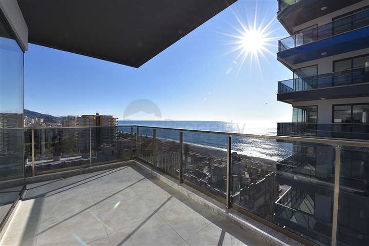 اطلالة بحرية مباشرة - شقة 2 غرفة وصالة - مجمع خمس نجوم - الانيا 