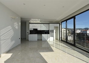 اطلالة بحرية مباشرة - شقة 2 غرفة وصالة - مجمع خمس نجوم - الانيا 