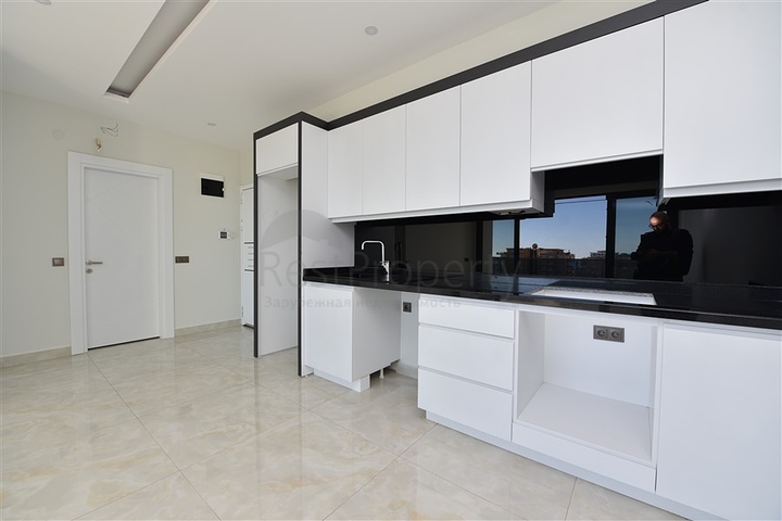 اطلالة بحرية - ضمن مجمع سكني حديث - شقة 1 غرفة وصالة في مهموتلار / الانيا