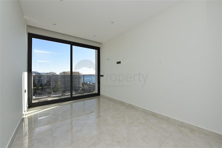 اطلالة بحرية - ضمن مجمع سكني حديث - شقة 1 غرفة وصالة في مهموتلار / الانيا