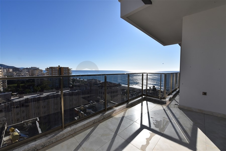 اطلالة بحرية - ضمن مجمع سكني حديث - شقة 1 غرفة وصالة في مهموتلار / الانيا