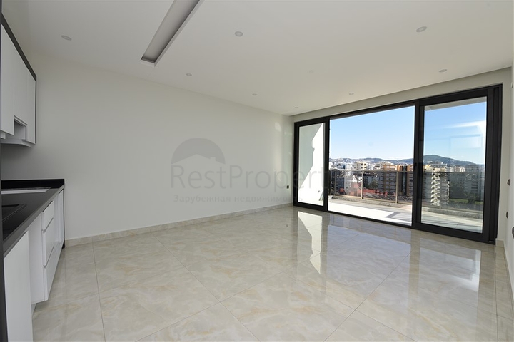 اطلالة بحرية - ضمن مجمع سكني حديث - شقة 1 غرفة وصالة في مهموتلار / الانيا