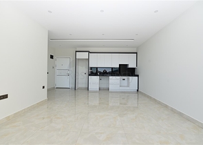 اطلالة بحرية - ضمن مجمع سكني حديث - شقة 1 غرفة وصالة في مهموتلار / الانيا