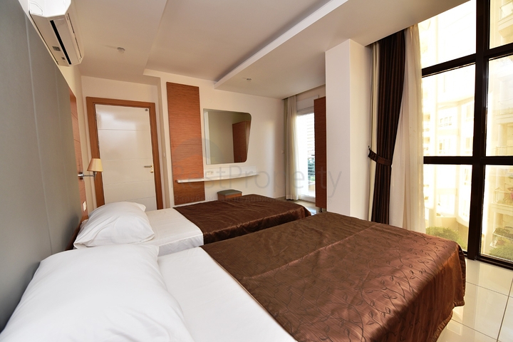 شقة مفروشة من غرفتي نوم للإيجار.