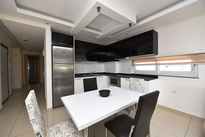 شقة مفروشة من غرفتي نوم للإيجار.