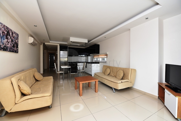 شقة مفروشة من غرفتي نوم للإيجار.