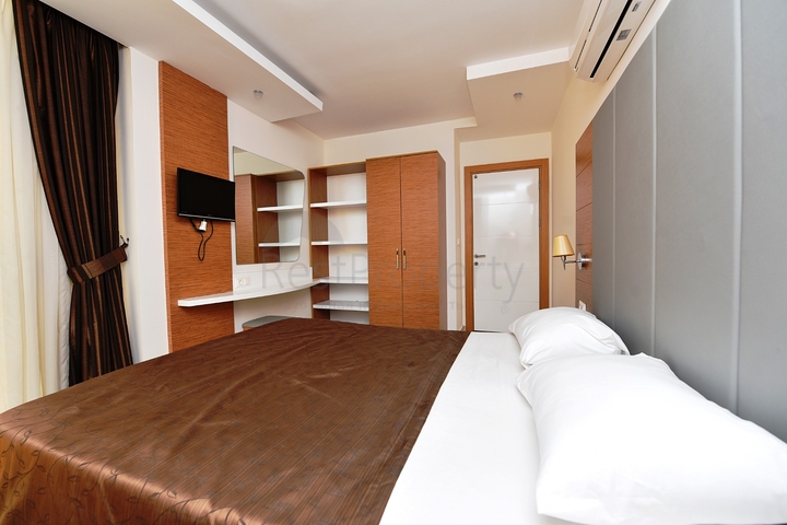 شقة مفروشة من غرفتي نوم للإيجار.