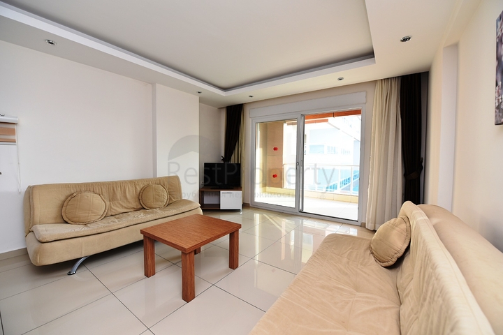 شقة مفروشة من غرفتي نوم للإيجار.