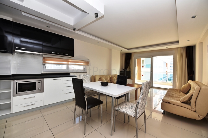 شقة مفروشة من غرفتي نوم للإيجار.