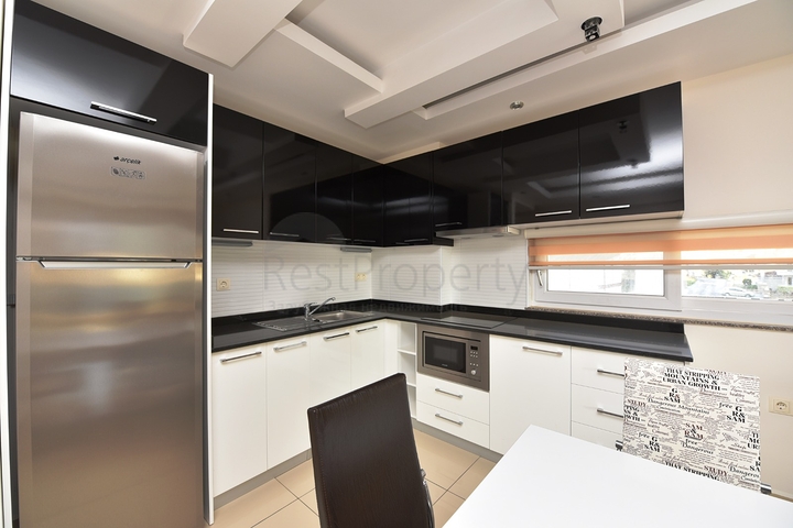 شقة مفروشة من غرفتي نوم للإيجار.