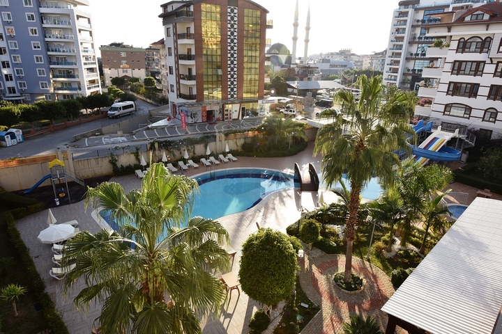 شقة مفروشة من غرفتي نوم للإيجار.