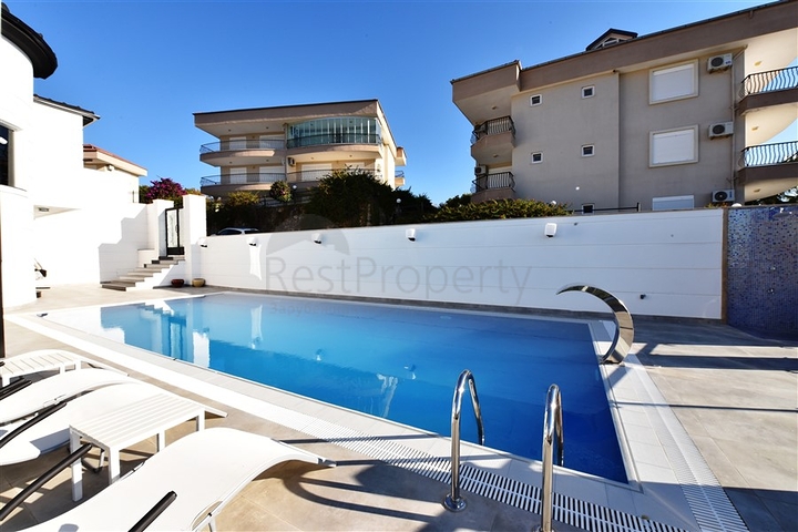 فيلا مستقلة - تصميم طابقين -فرش فاخر - منطقة كارجي جاك / الانيا 