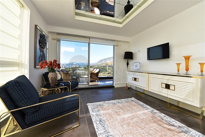 فيلا مستقلة - تصميم طابقين -فرش فاخر - منطقة كارجي جاك / الانيا 