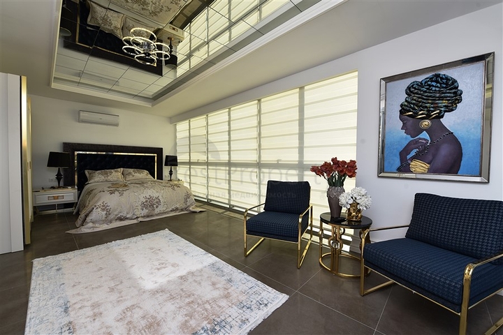 فيلا مستقلة - تصميم طابقين -فرش فاخر - منطقة كارجي جاك / الانيا 