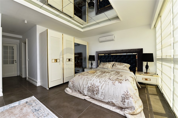 فيلا مستقلة - تصميم طابقين -فرش فاخر - منطقة كارجي جاك / الانيا 