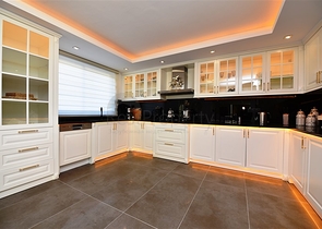 فيلا مستقلة - تصميم طابقين -فرش فاخر - منطقة كارجي جاك / الانيا 