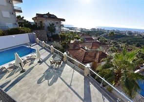 فيلا مستقلة - تصميم طابقين -فرش فاخر - منطقة كارجي جاك / الانيا 