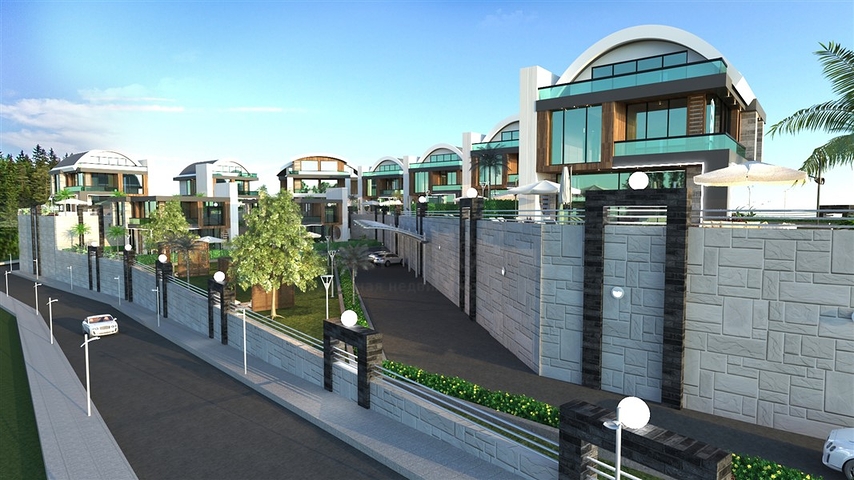 اطلالة بحر - مشروع قيد الانشاء - فلل مستقلة - في كارجي جاك /الانيا 