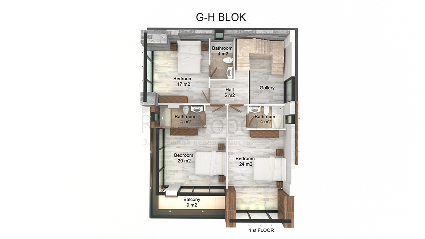 اطلالة بحر - مشروع قيد الانشاء - فلل مستقلة - في كارجي جاك /الانيا 