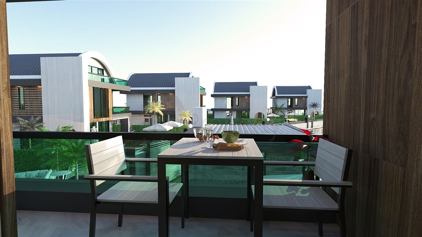 اطلالة بحر - مشروع قيد الانشاء - فلل مستقلة - في كارجي جاك /الانيا 